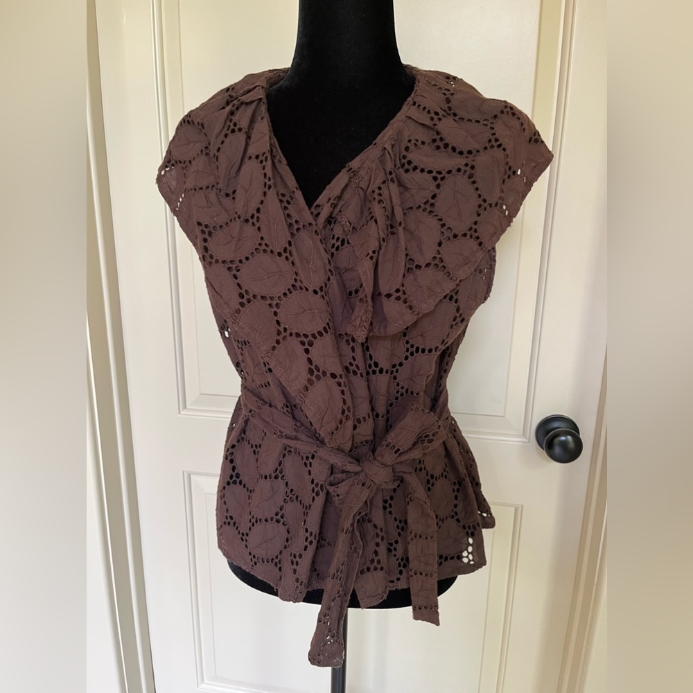 The Dori Collection Beverly Hills Cover Up S M L Top Cardigan Wrap Around V Neck